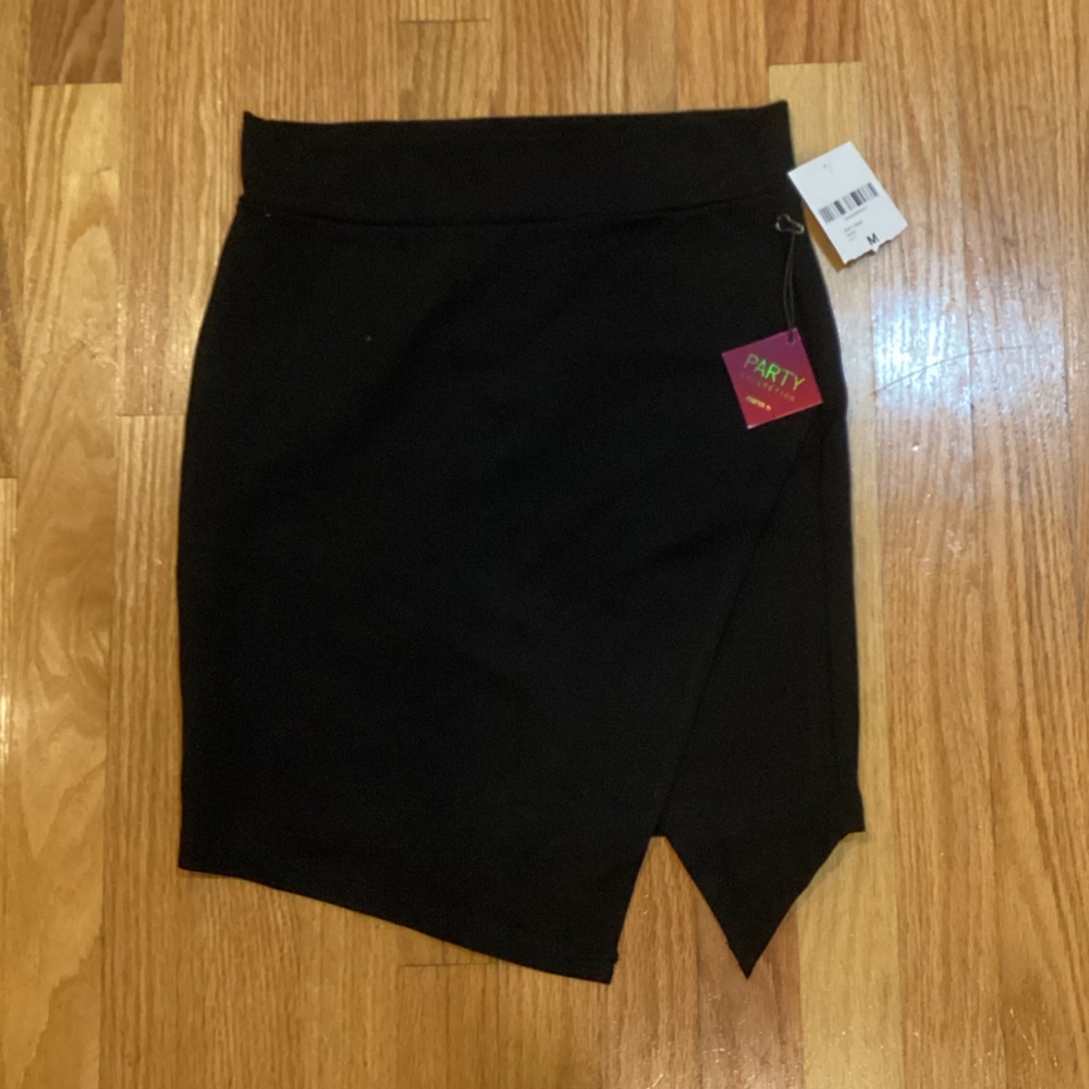 Black miniskirt